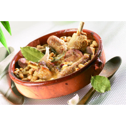 Le Lot de 2 Cassoulets au Confit de Canard et à la Saucisse de Toulouse - Les 2 Boîtes de 420 g WV06