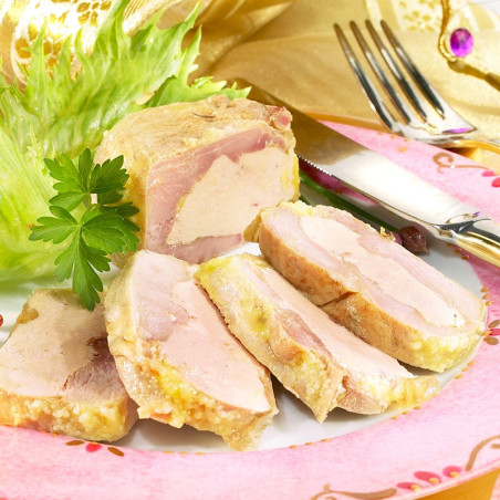 La Caille Fourrée au Foie Gras de Canard Entier (20 % de Foie Gras) - Boîte 130 g