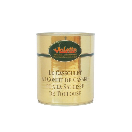 Le Cassoulet au Confit de Canard et à la Saucisse de Toulouse - boîte 840 g