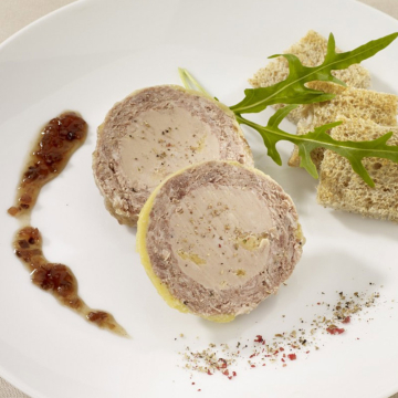 Le Médaillon de Foie de Canard  (Noyau 50 % de Bloc de Foie Gras)