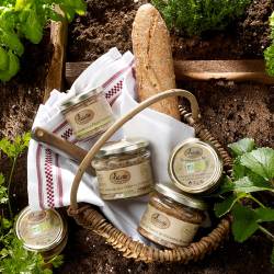 Le lot de 2 "La Terrine Bio de Campagne aux Cèpes en Persillade, 2 x 90 g