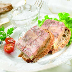 La Terrine Rustique au Foie de Canard (20 % de Foie Gras) - La barquette de 420 g