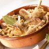 Le Cassoulet au Confit de Canard et à la Saucisse de Toulouse