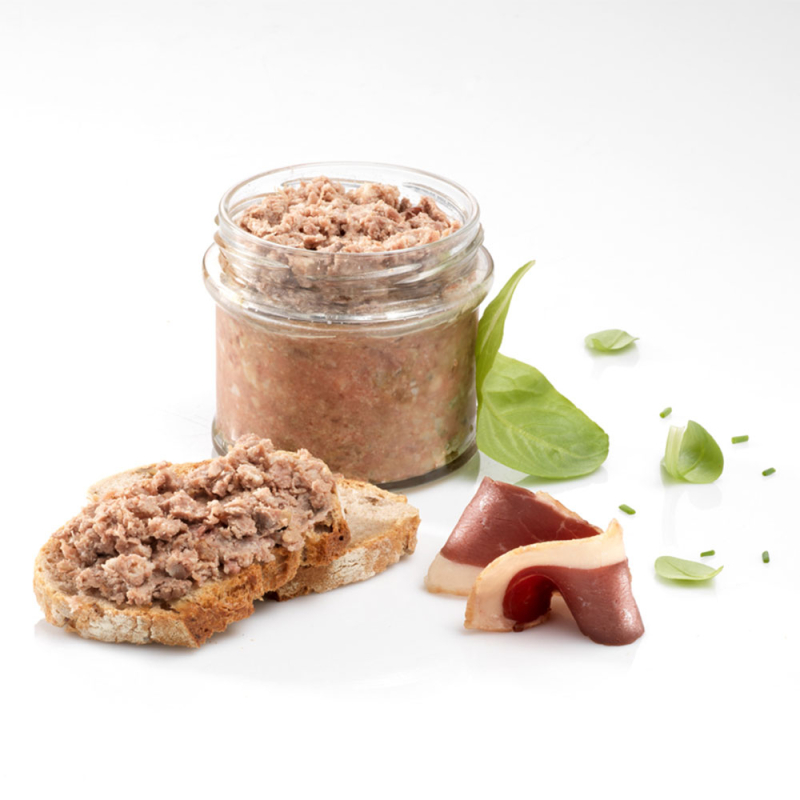 Terrine de Magret de Canard et de Foie de Canard, Jus de Truffes Noires du Périgord (20% de Foie Gras)
