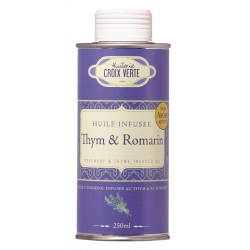 Huile infusée au Thym et au Romarin bidon 25 cl