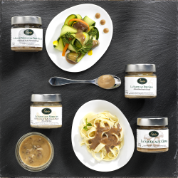 La Sauce Périgueux Truffée à 1,5% (2% de Jus de Truffes Noires) bocal  100 g