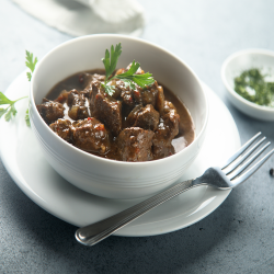Tendresse de Noix de Joue de Boeuf à la Bière du Périgord, bocal 560 g