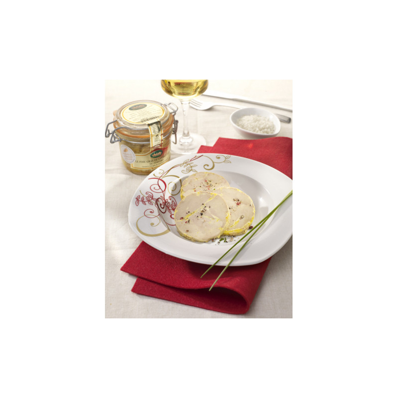 1 Foie gras d'oie entier du Périgord 130 g + 1 Foie gras de canard entier du Périgord 125 g Conserve