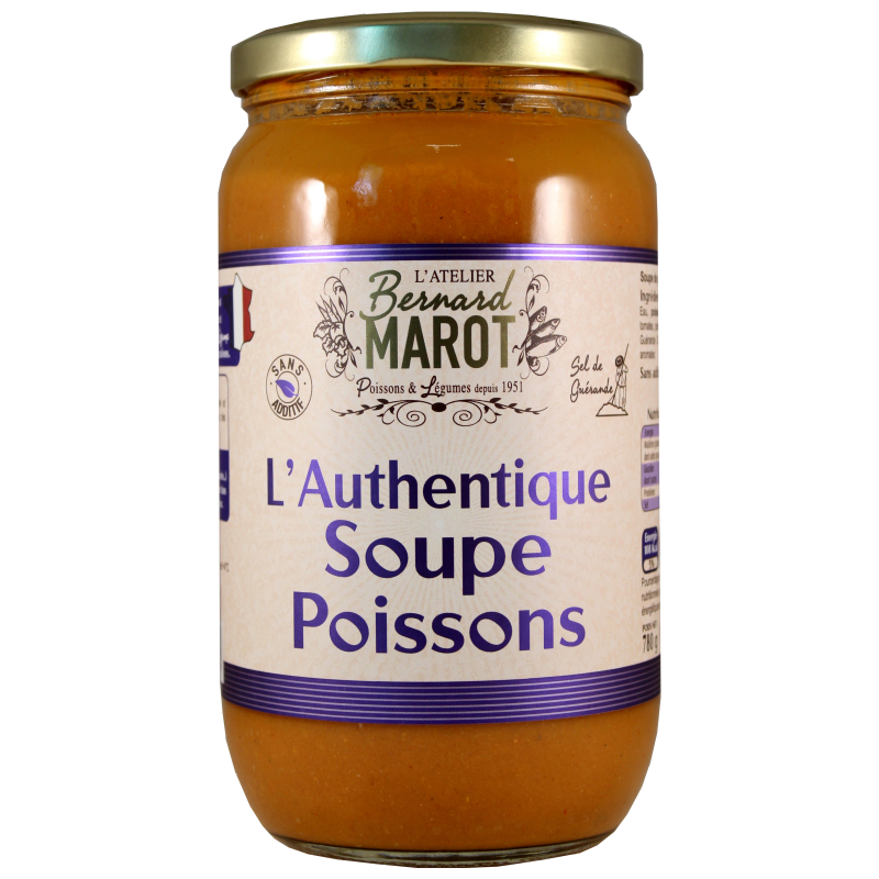 Lot de 2 : Soupe de poisson bocal 780 g