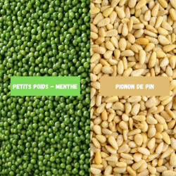 Lot de 2 "TarTiVore Petit Pois, Menthe, Pignons de Pin" 2 x 100 G