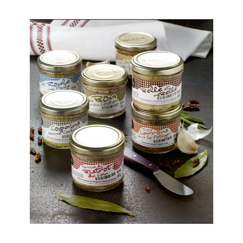 Le lot de 2 "Les Chichons de Sarlat" au Piment du Périgord - 2 x 90 g