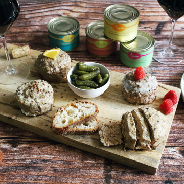 Coffret Collection de Terrines aux Vins - Spécialité Maison Valette
