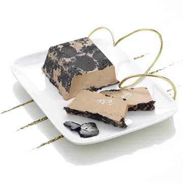 Signature de Foie gras de Canard et de Truffes Noires du Périgord 10% de Truffes Noires barquette 180 g