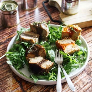 Lot de 2 "Coeur du Terroir", Médaillon de poulet et son cœur à la basquaise, 2 boites 100 g