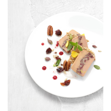 Foie Gras de Canard Mi-cuit aux Cranberries & Noix de Pécan