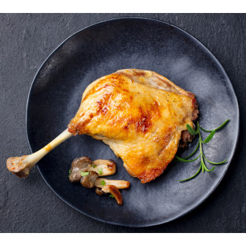 Lot de Confit de Canard - 2 x 2 Cuisses - Boite 765 g - Valette