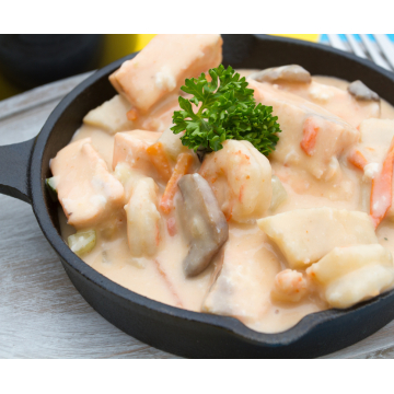 La cassolette de Saumon et Fruits de mer bocal 90g