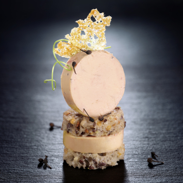 La Tentation de Foie Gras de Canard - Recette au Champagne 4% et aux Graines de Paradis 0.4% - Valette Foie Gras