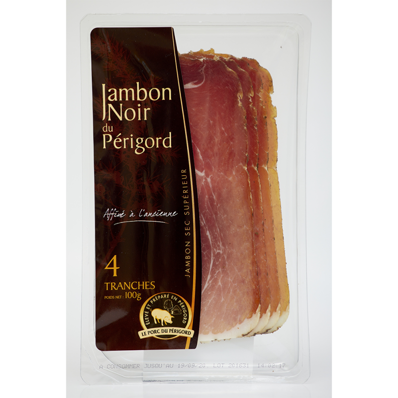 Le Jambon Sec Supérieur Noir du Périgord, 100g