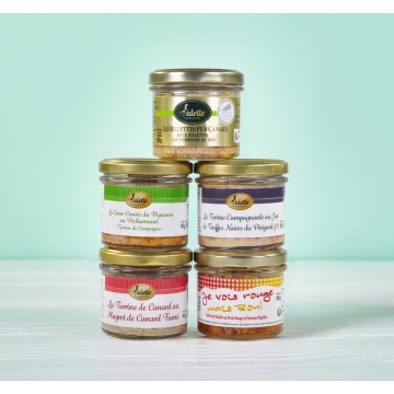 Le lot de 5 terrines 90 g Anniv26