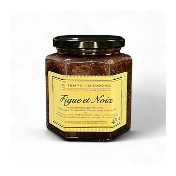 Confiture de Figue et Noix - Bocal de 325 g - Confiture Artisanale