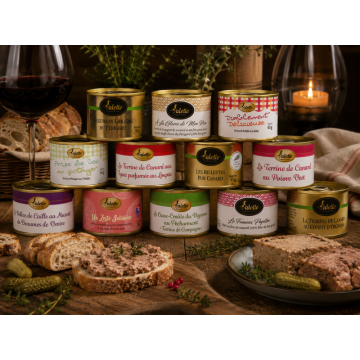 Le lot de 12 Terrines en boites 65 g WV08