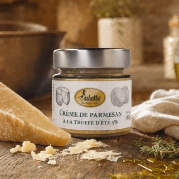 Crème de Parmesan à la Truffe d'Été - Bocal de 100 g - Valette