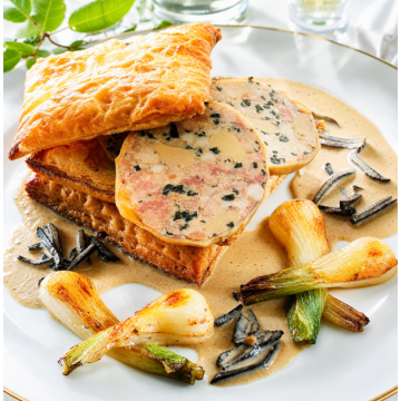 Cou d'Oie Farci au foie gras et à la Truffe noire, Cous Farcis
