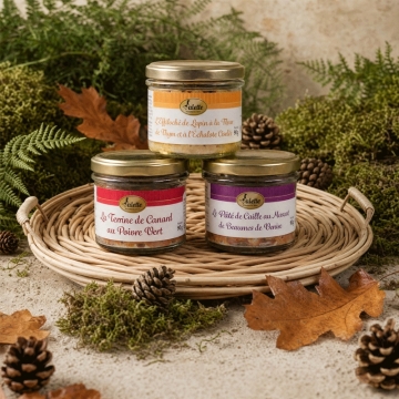 Lot de 3 Terrines en 90g