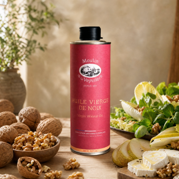 Huile de Noix Vierge - Moulin de la Veyssière - 25 cl - Valette Foie Gras
