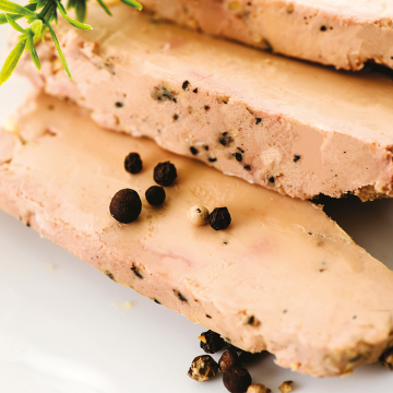 Le Lobe de Foie Gras de Canard Entier au Poivre Noir - Lobe de 320 g - Valette Foie Gras