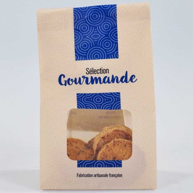 Biscuits salés Moutarde Cantal, sachet de 40g