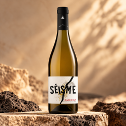 Séisme Chardonnay «Terroir Volcanique», vin blanc sec, bouteille de 75cl