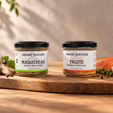 Le lot de 2 rillettes de la Mer - 90 g - Valette Foie Gras