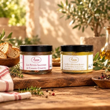Le lot d'assortiment pour l'apéritif, 2x200g - Valette Foie Gras