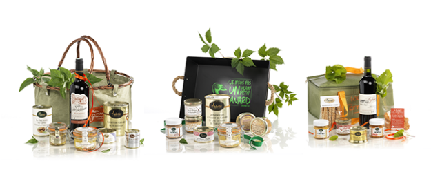 Panier garni : coffret gourmand foie gras & colis gastronomique