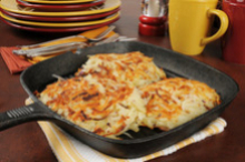 Les petites crêpes de pommes de terre à la truffe noire