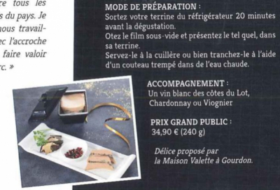 La Convoitise de Foie Gras de Canard Entier