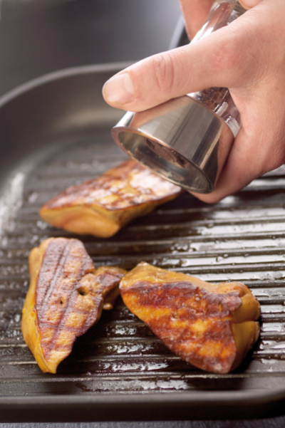 Les escalopes de foie gras grillées