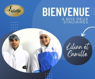 Bienvenue à nos deux stagiaires !