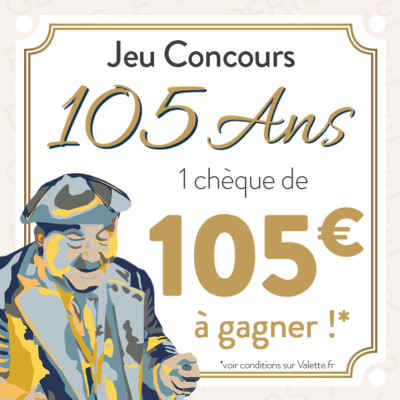 Tentez de GAGNEZ un chèque de 105 euros !