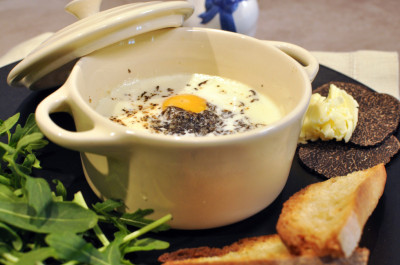 Œuf cocotte à la truffe 
