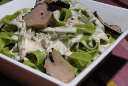Les tagliatelles au foie gras et truffes de la Saint-Jean