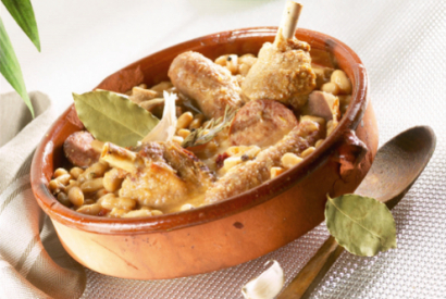 Le cassoulet au confit de canard "Express"