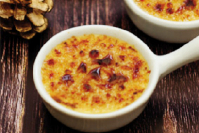 Crème Brulée au Parmesan et Truffe Noire du Périgord