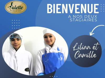 Bienvenue à nos deux stagiaires !