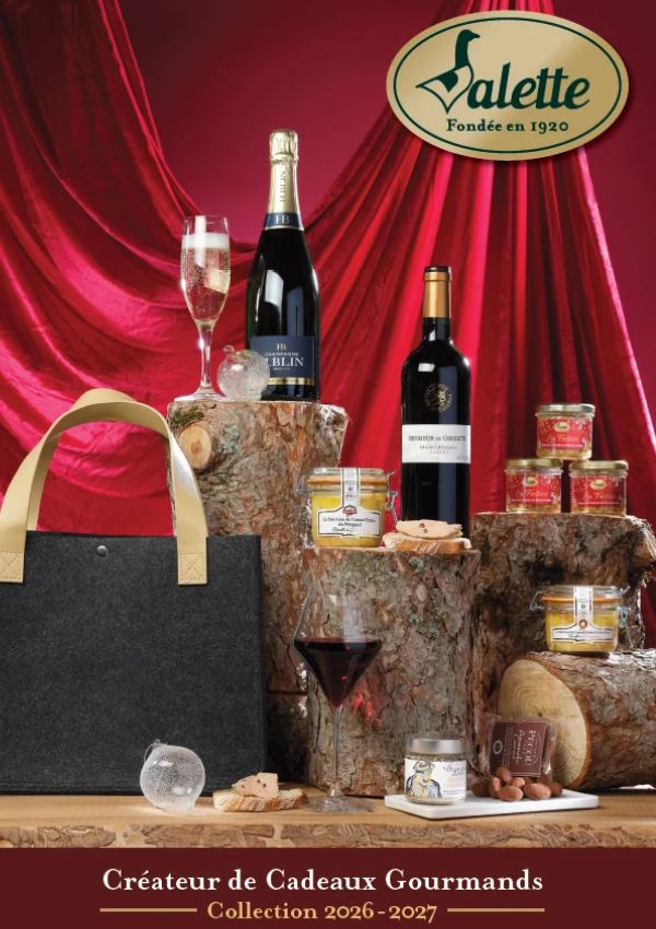 Catalogue Valette de coffrets gourmands pour CSE, collection 2026–2027
